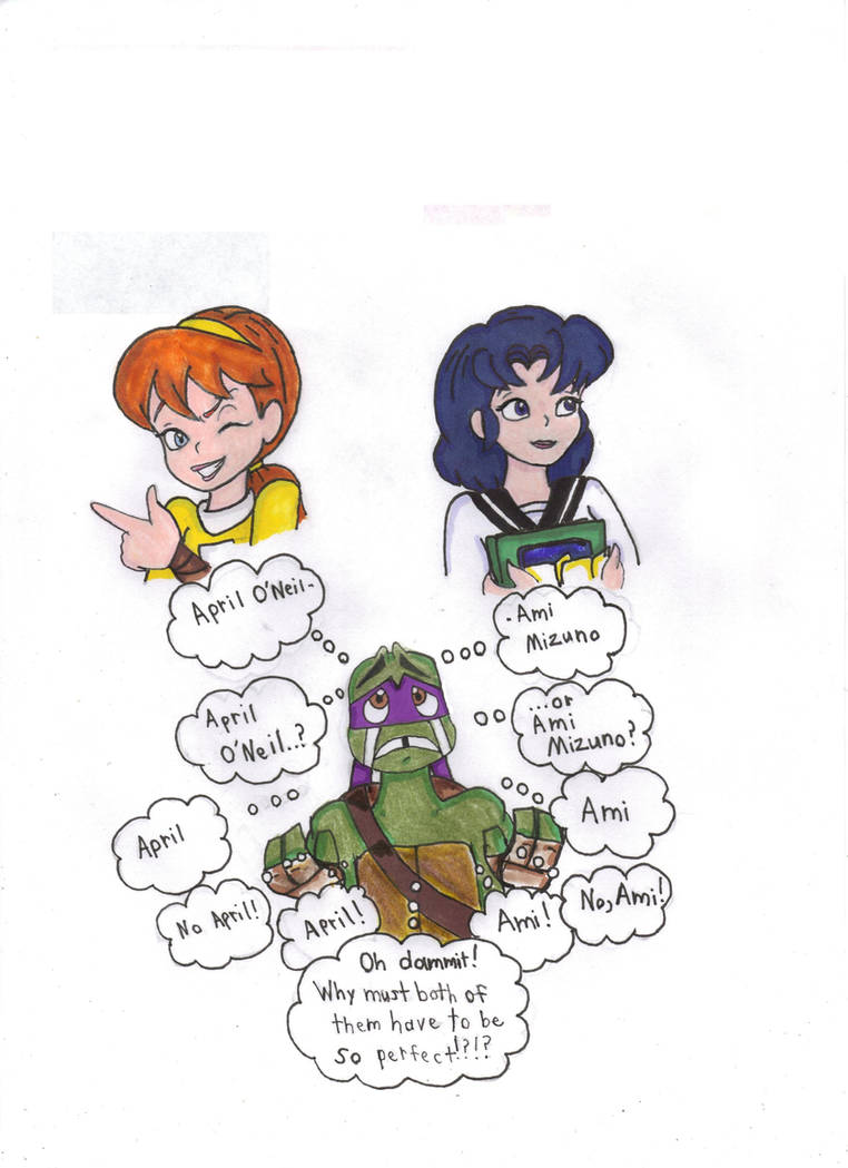 Two Perfect Girls For Donatello by KessieLou on DeviantArt