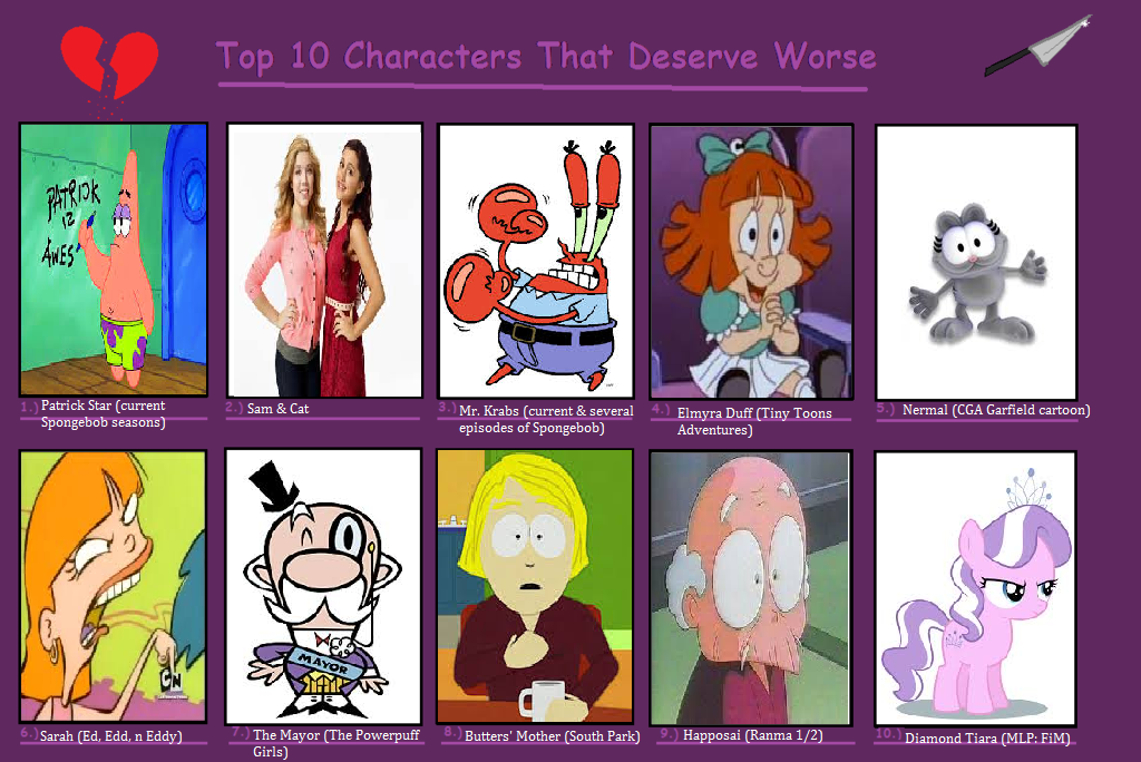 Top 10 Characters That Deserve Worse