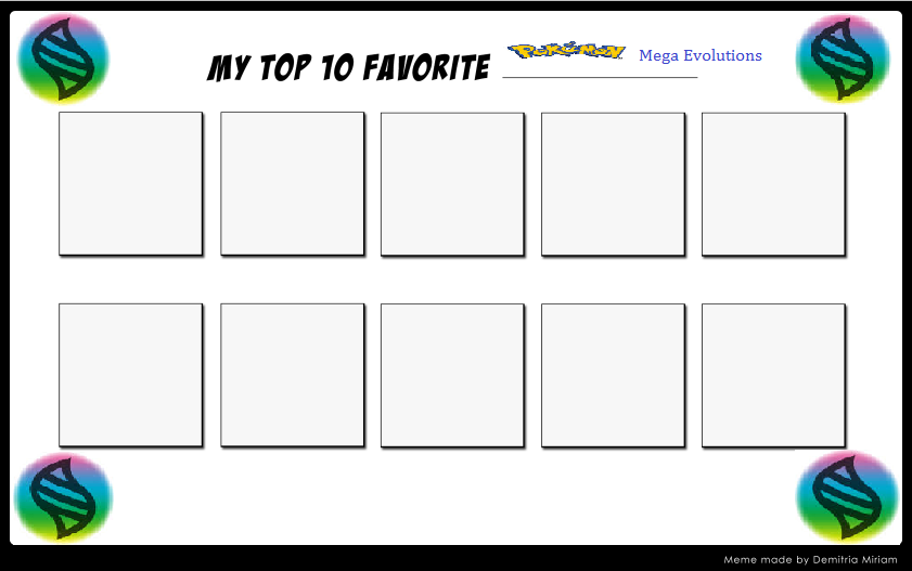 Top 10 Favorite Mega Evolutions