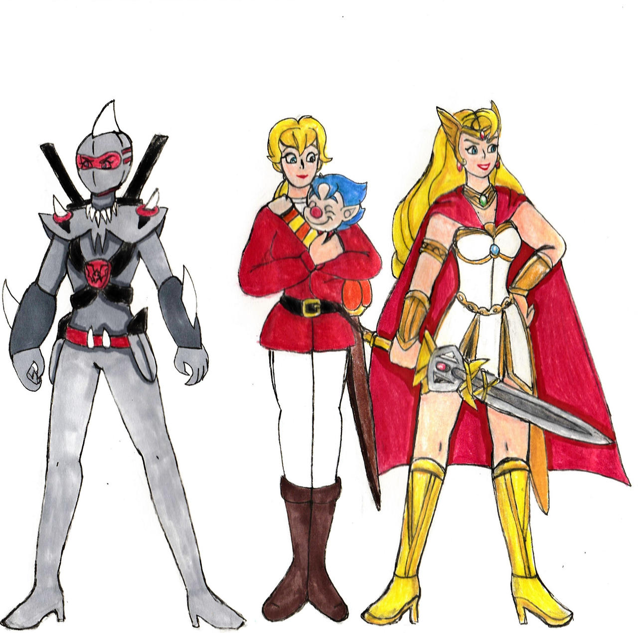 She-Ra Character Design Fusions by Tetsuya-the-Wise on DeviantArt