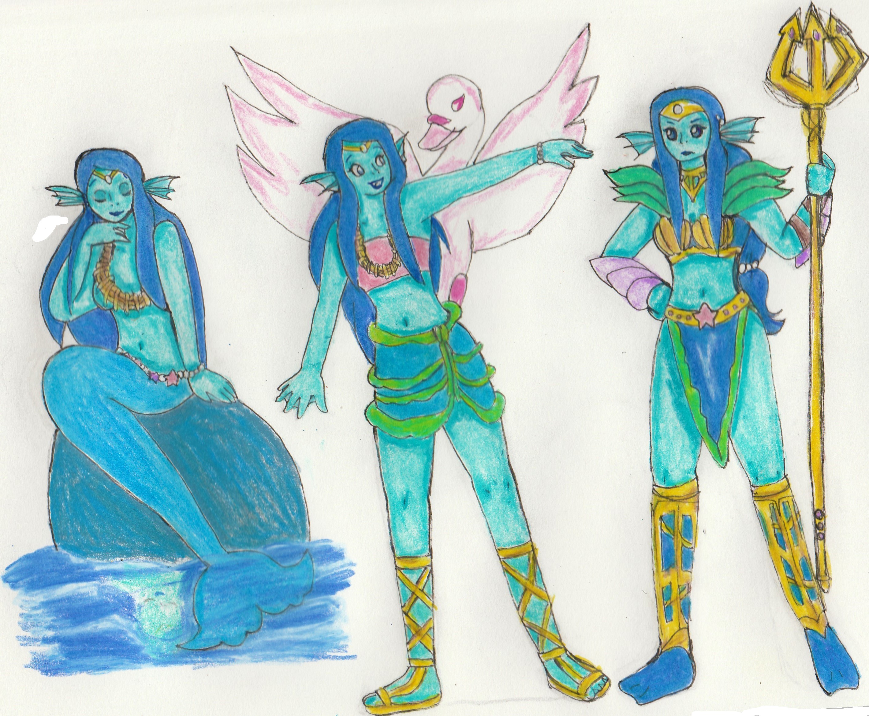 Mermist Majestic Mermista of the Merfolk by KessieLou on DeviantArt