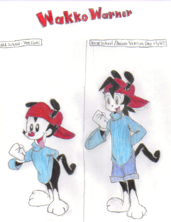 Wakko's Anime Transformation