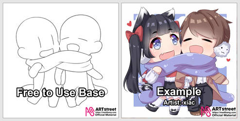 Free to use Chibi Base - Scarf buddies