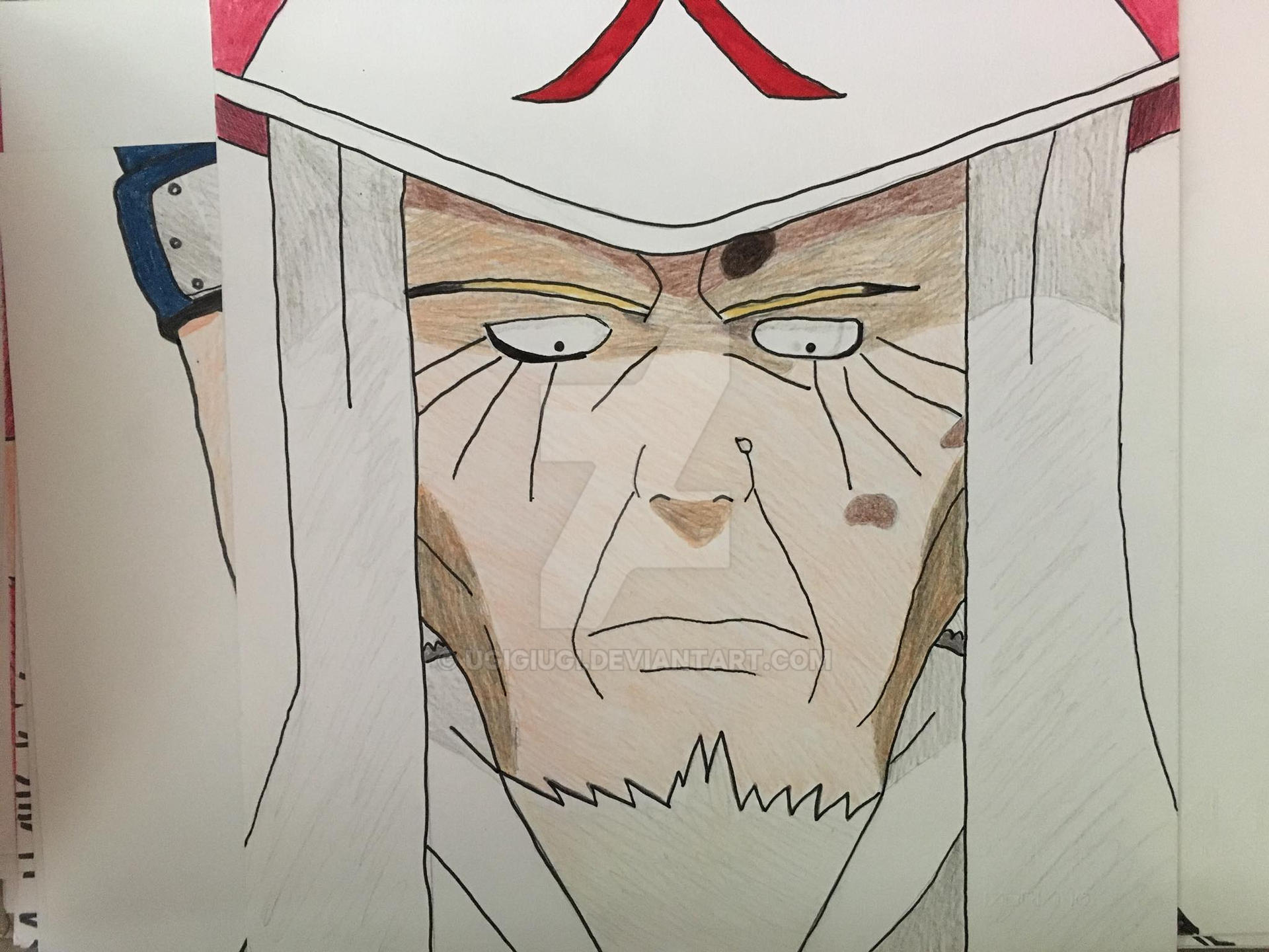 Hiruzen Sticker Hiruzen by UgiGiugi on DeviantArt