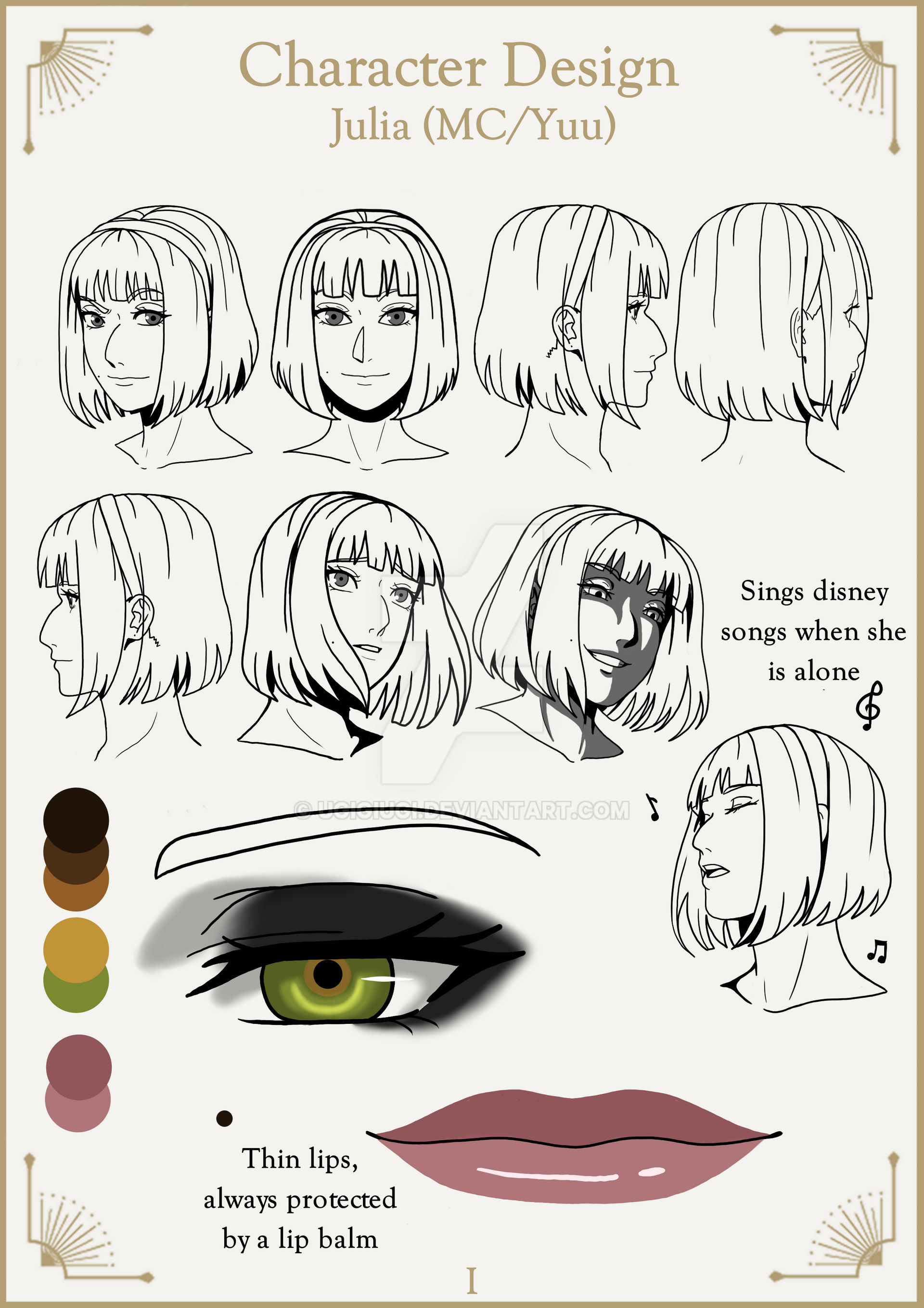 Character Design 1 by UgiGiugi on DeviantArt