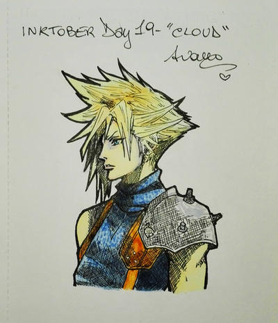 Inktober2017 Day #19 - 'Cloud'