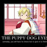 Tamaki's Puppy dog eyes demotovational