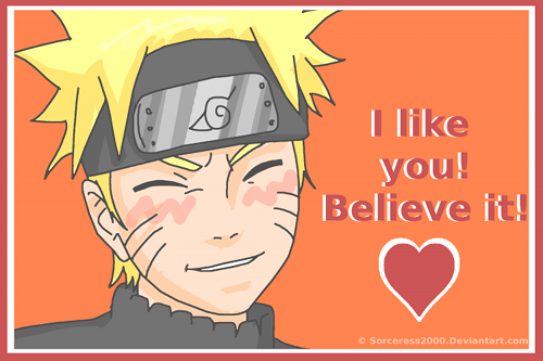 Valentines Day Card : Naruto