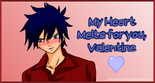 Valentines Day Card : Gray