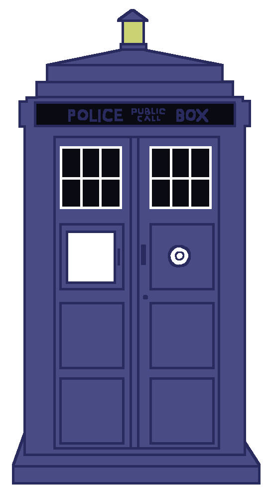 Tardis -flat colors