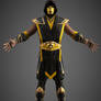 MK11 Scorpion (Gold Demon Costume)