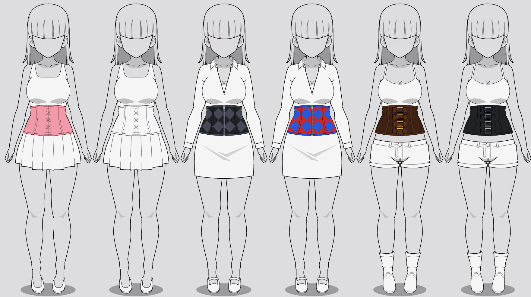 Kisekae Corset Collection (w/ codes)