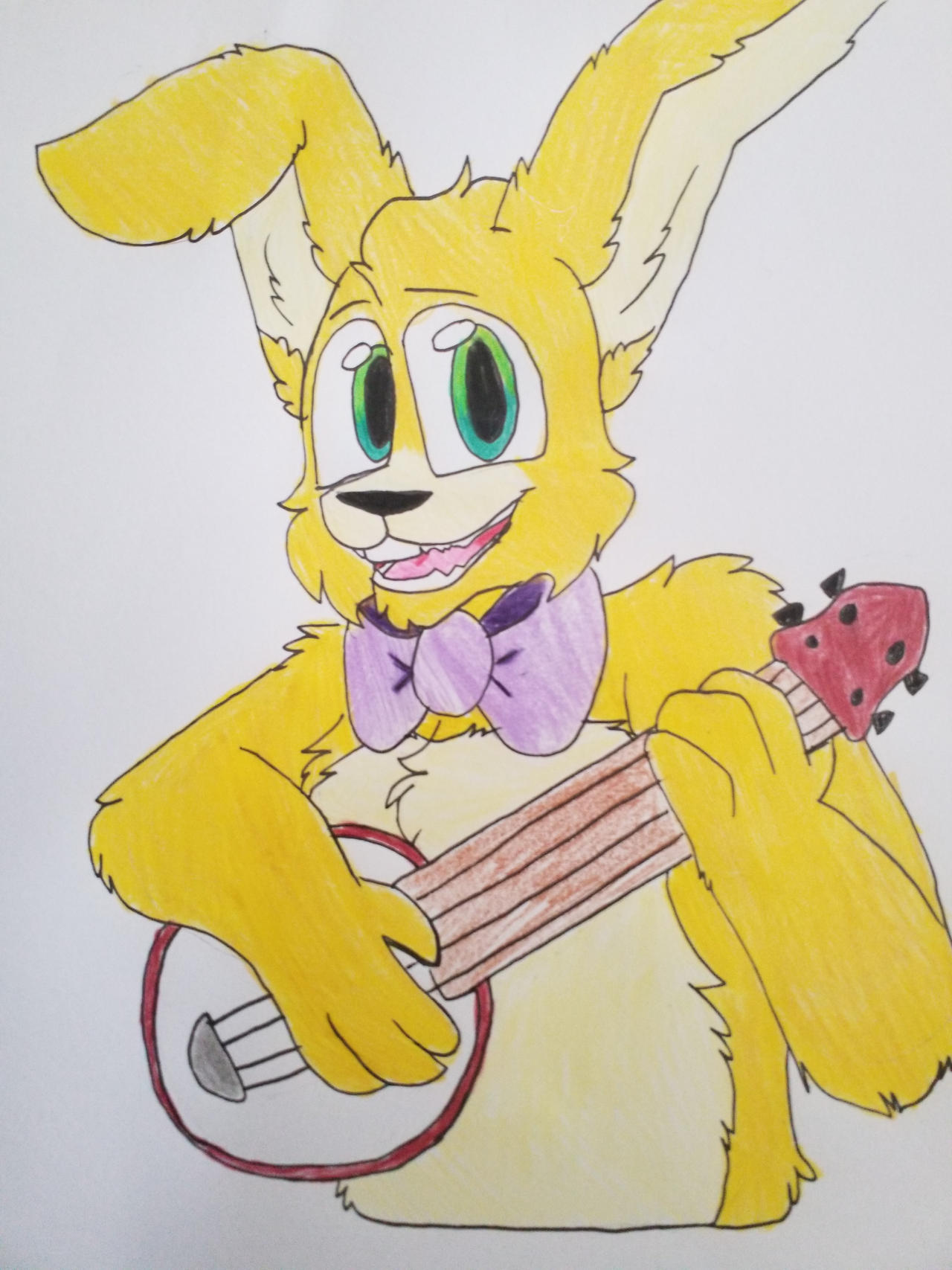 Springbonnie drawing by kattren on DeviantArt