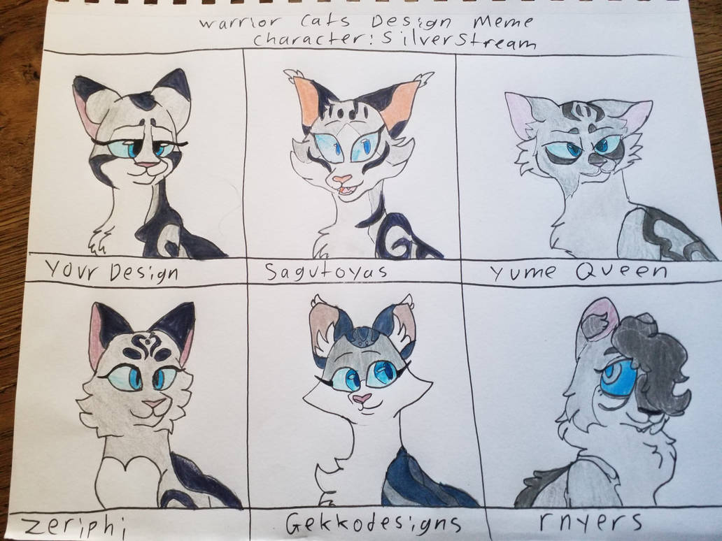 Warrior Cats Design Meme: Silverstream by kattren on DeviantArt
