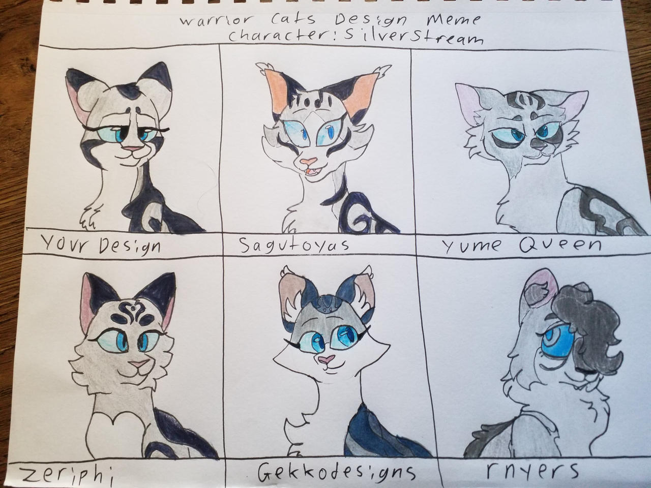 Warrior Cats Design Meme: Silverstream by kattren on DeviantArt