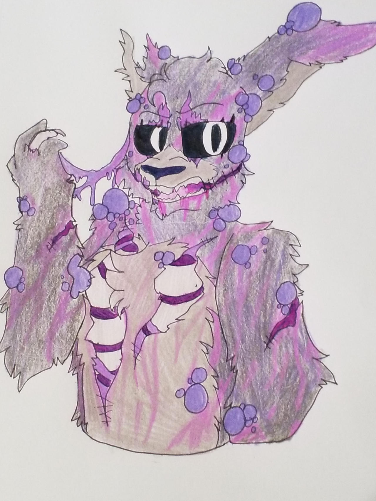 Toxic Springtrap drawing by kattren on DeviantArt