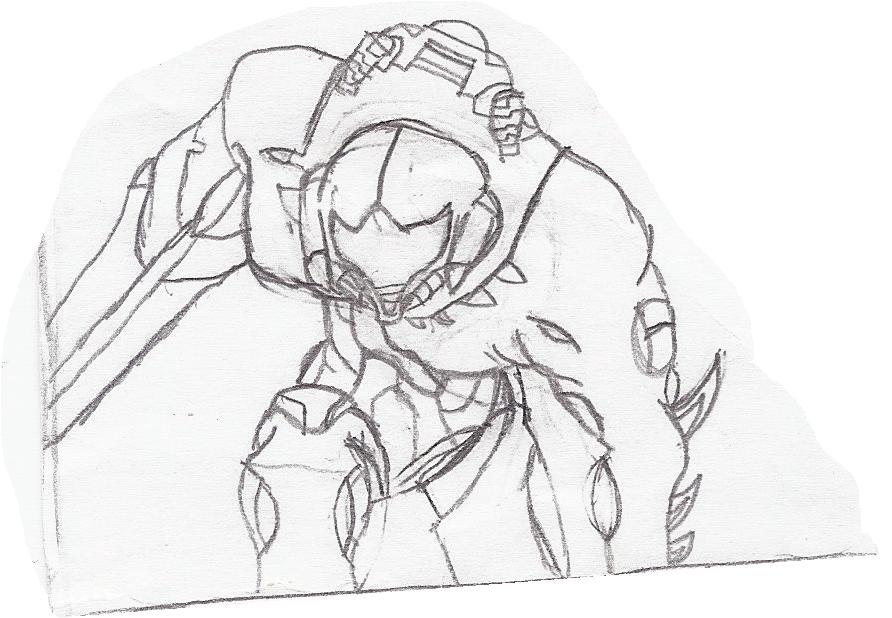 Metroid Fusion - Samus Doodle