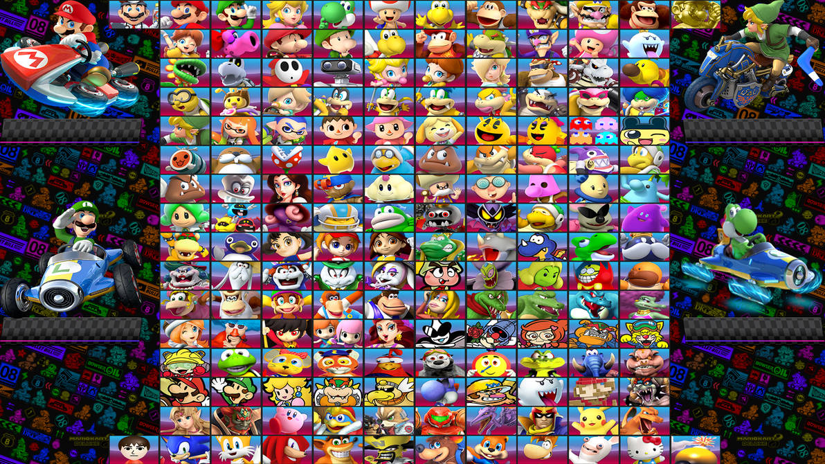 Mario Kart Ultimate Roster by Tomzilladoesartsorta on DeviantArt