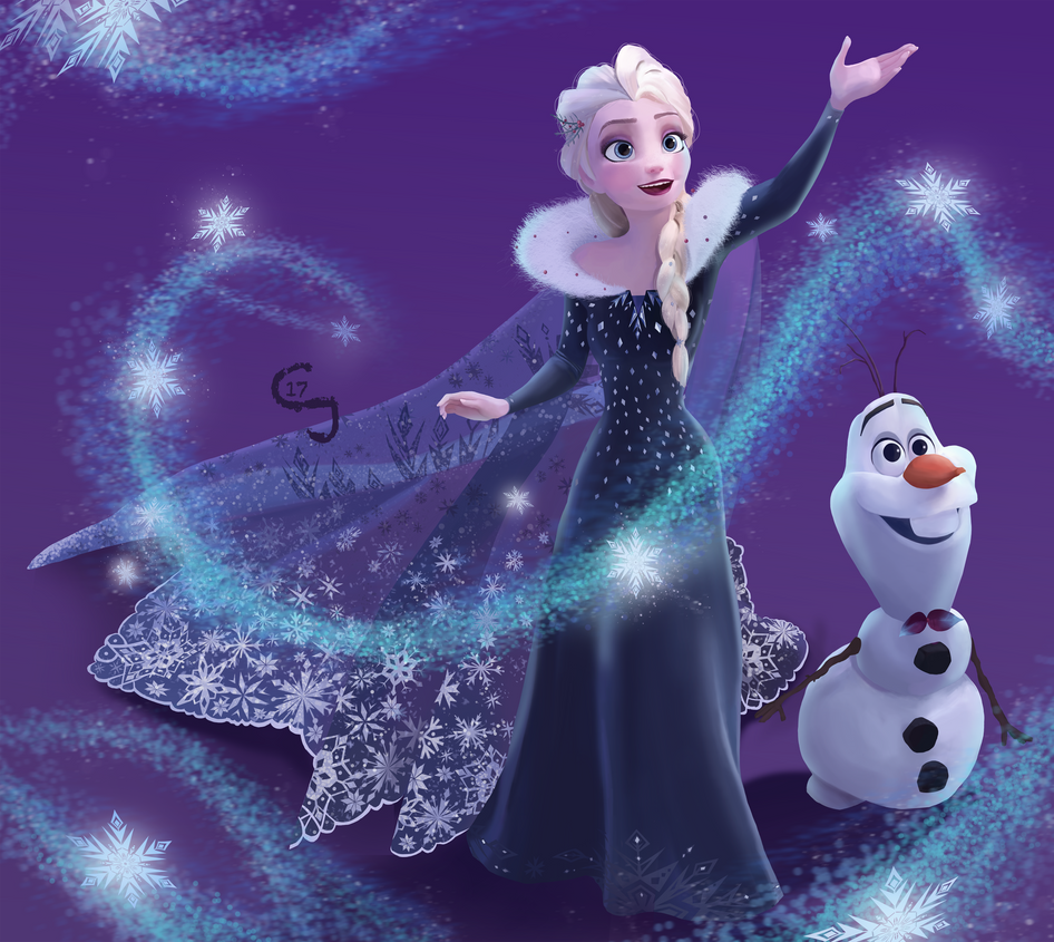 Elsa and Olaf