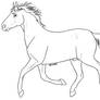 Free Horse Lineart