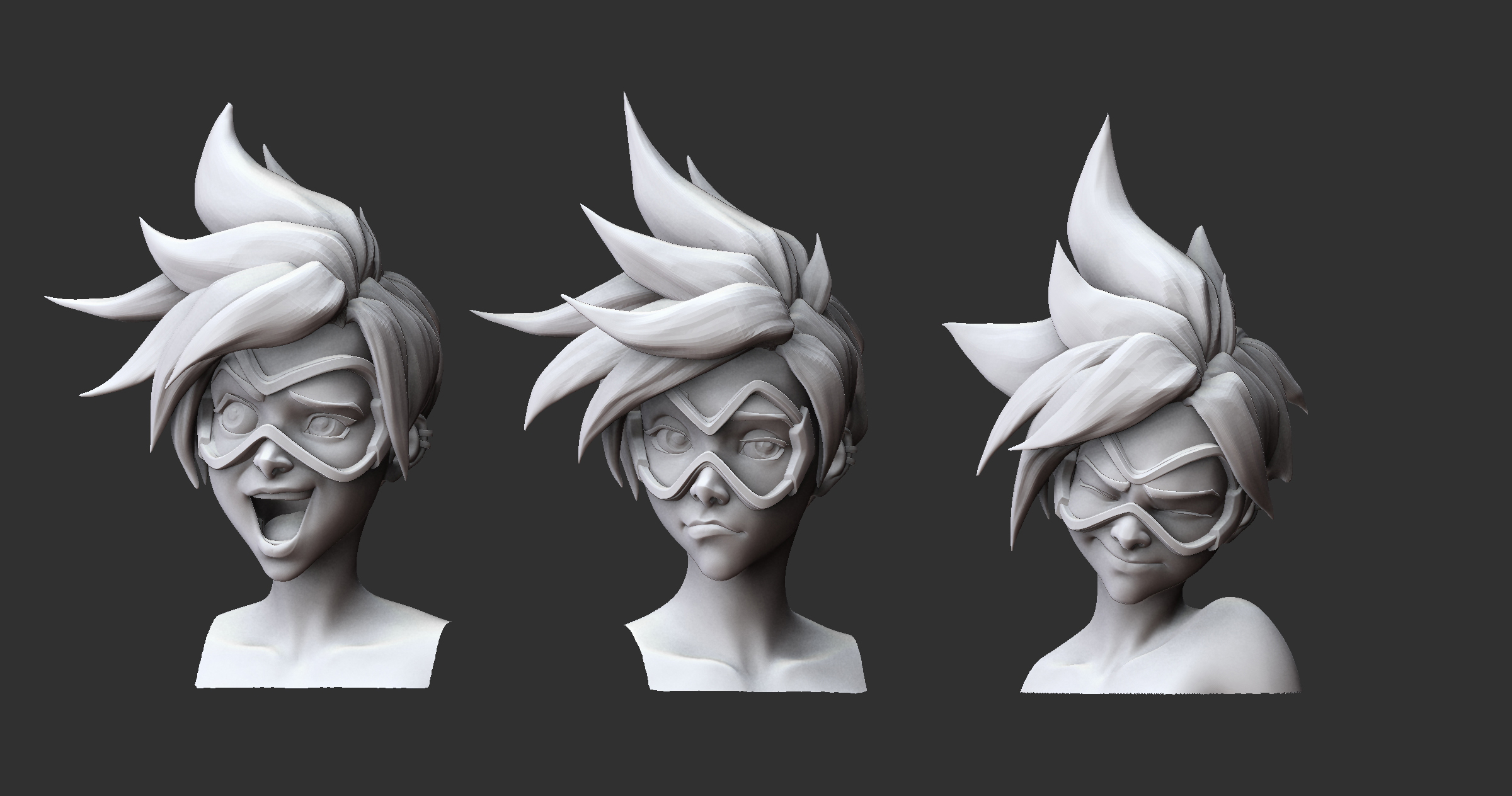 ArtStation - Overwatch Tracer study