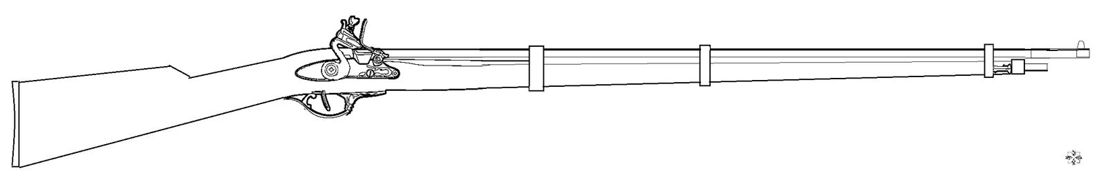 Musket lineart by 96blackarrow on DeviantArt