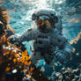 Astronaut Underwater 4k