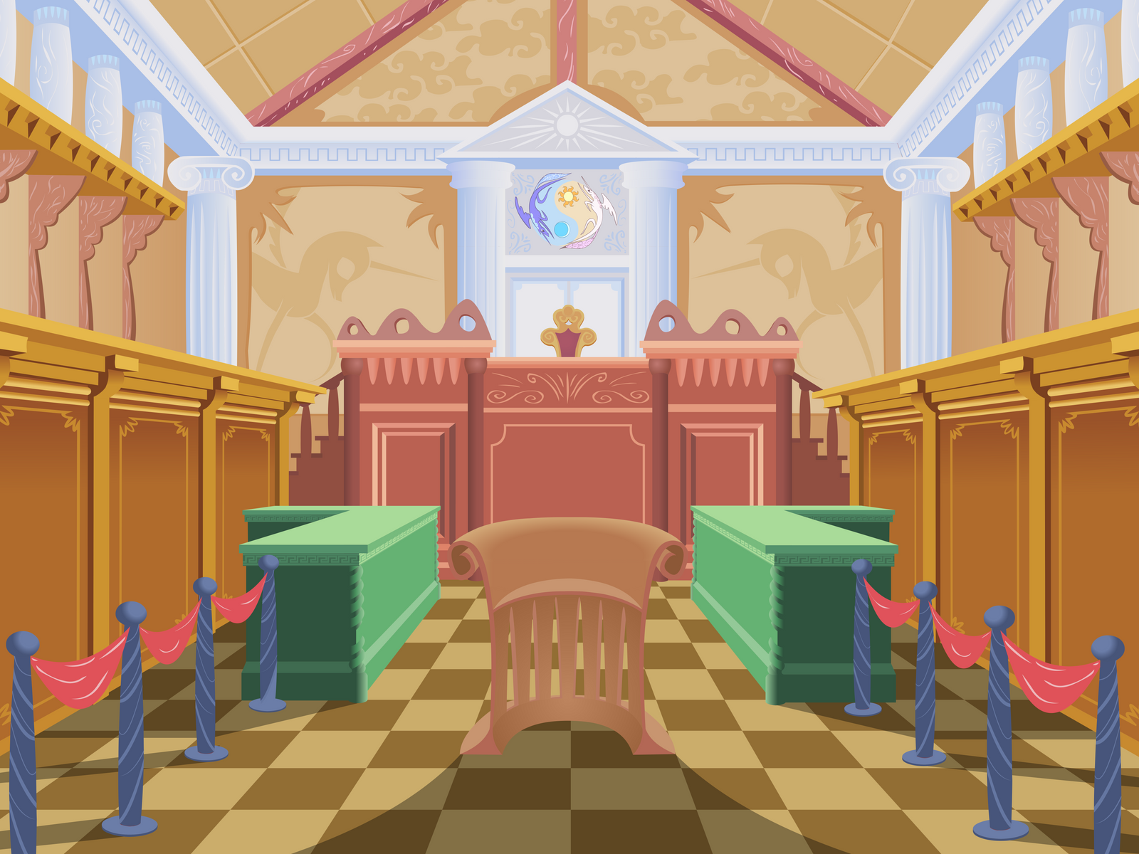MLP FiM - Courtroom