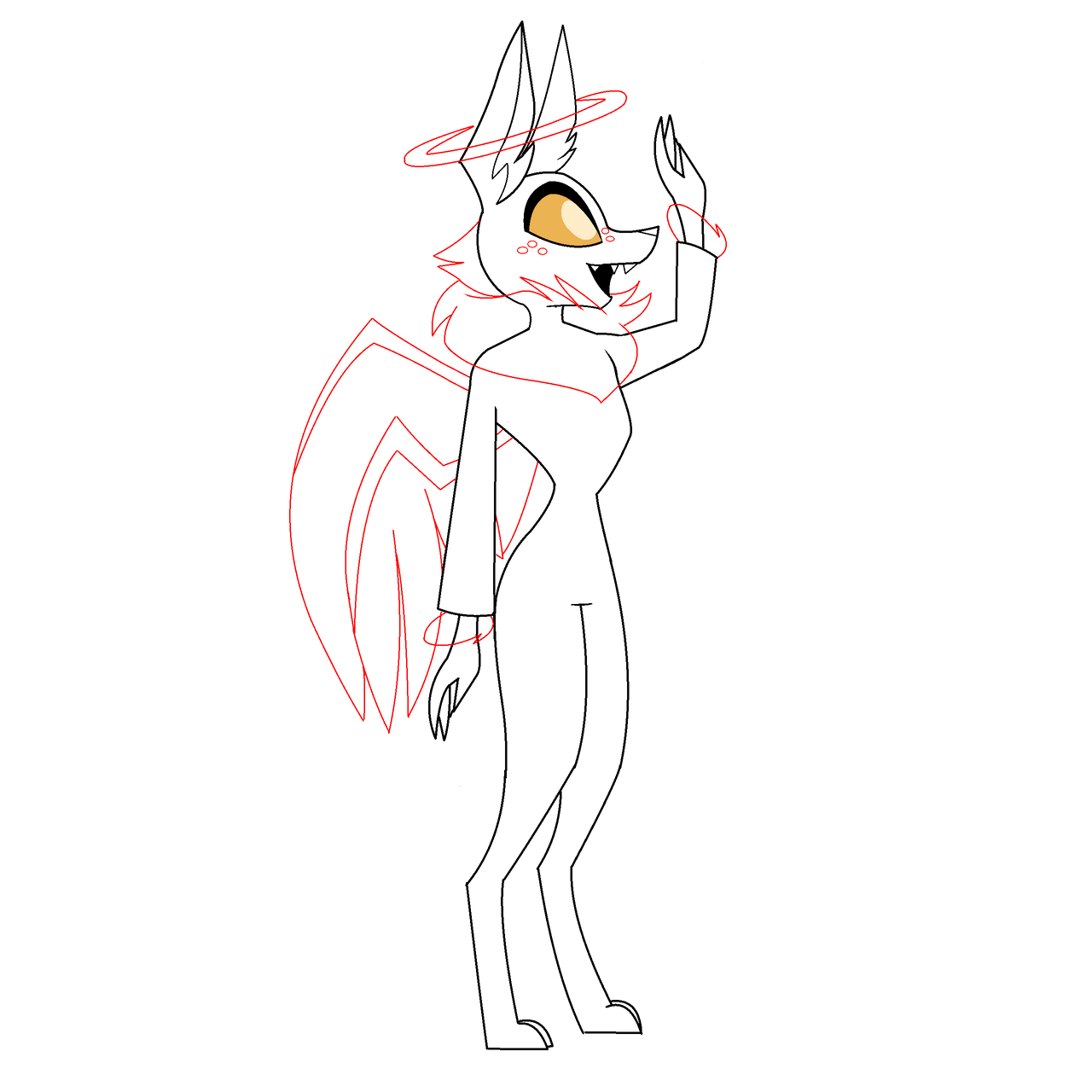 Fox Angel Base f2u by Miliki on DeviantArt