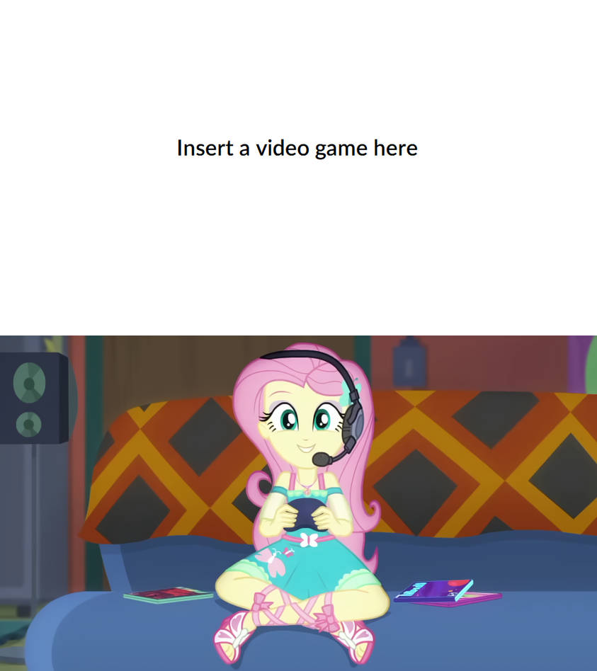 Fluttershy Is Playing What Game?
