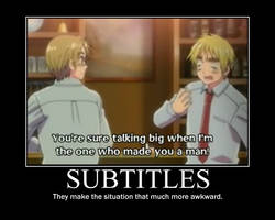 Hetalia Subtitles Are Awkward