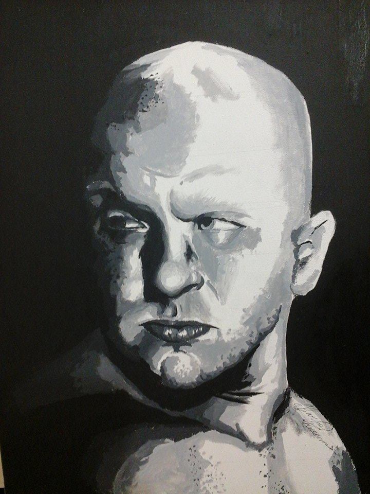 Fedor Emelianenko painting