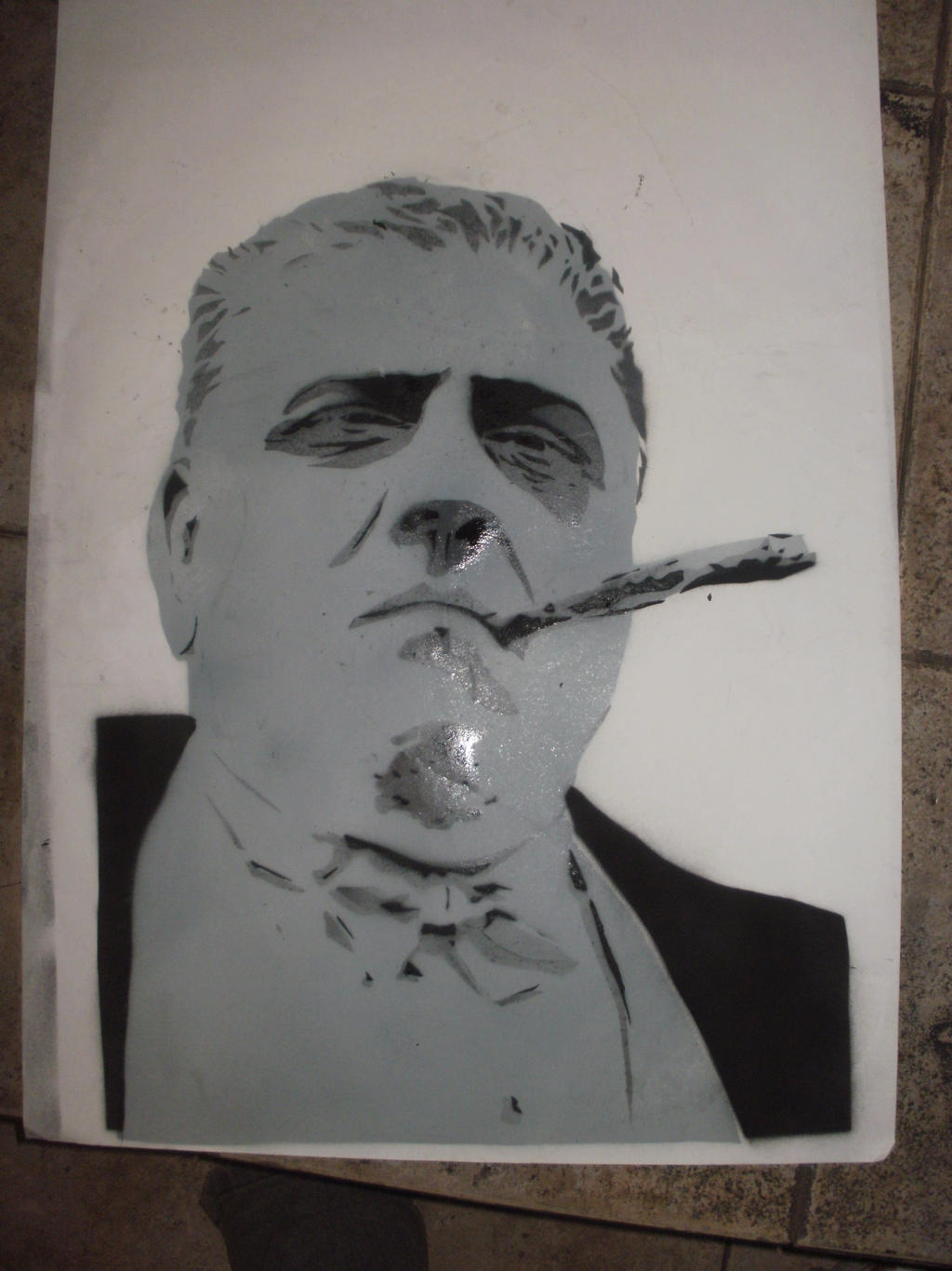 Luca Brasi Stencil by averunpez on DeviantArt