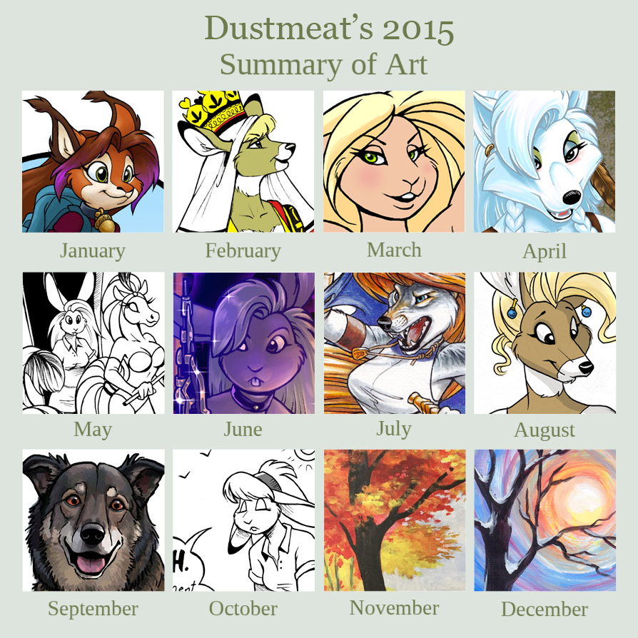 2015 Art Summary by Dustmeat