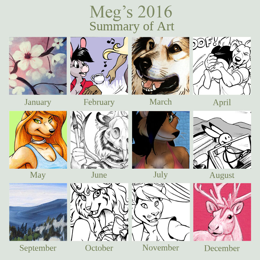 2016 Art Summary by Dustmeat
