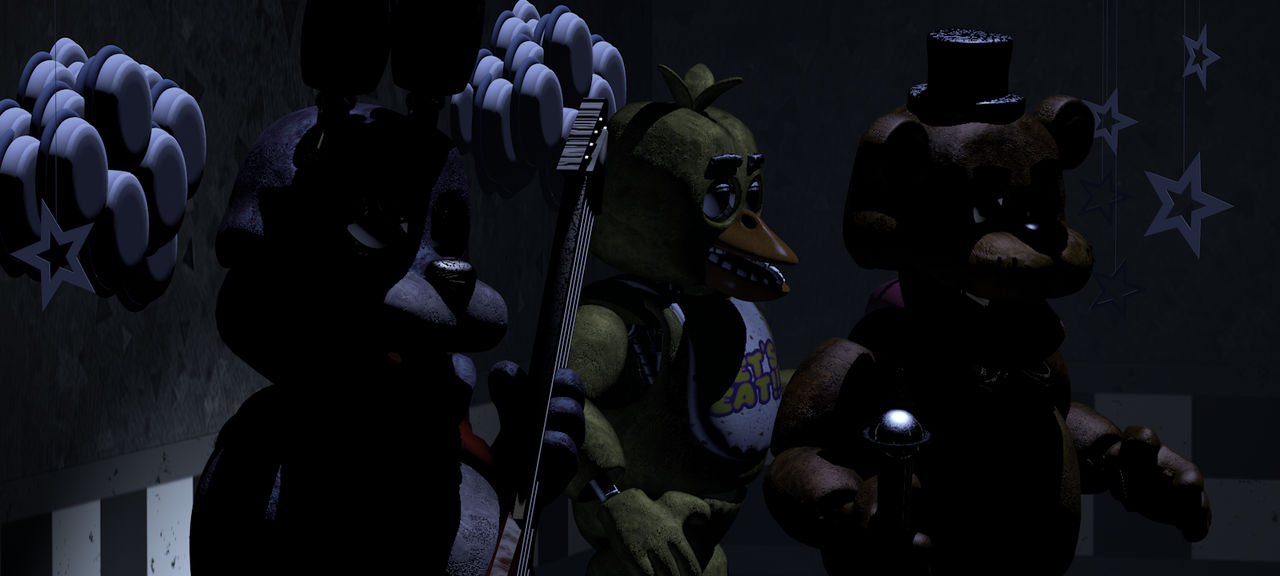 Fnaf Show Stage preview ( FnaF 1 C4D map by chiki by chiki-canal on  DeviantArt