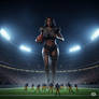 Ebony giantess football player 3