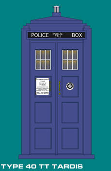 Doctor Who Type 40 TT TARDIS