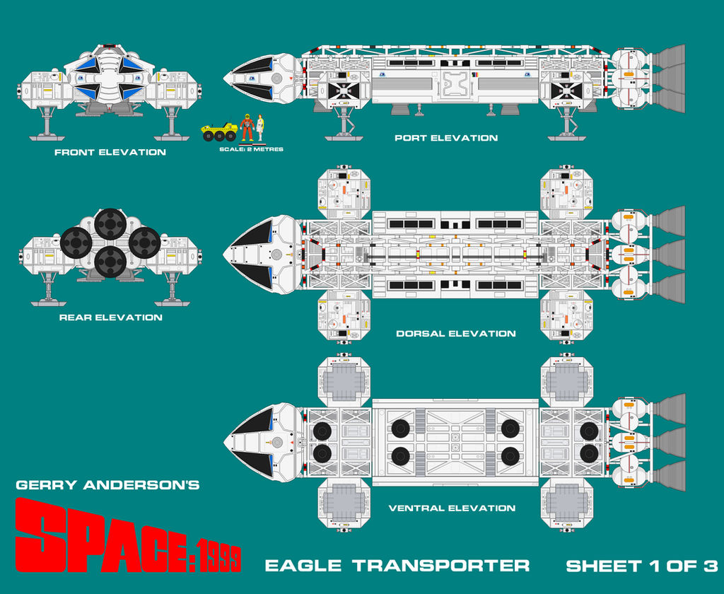 Gerry Andersons Space 1999 Eagle Transporter 1