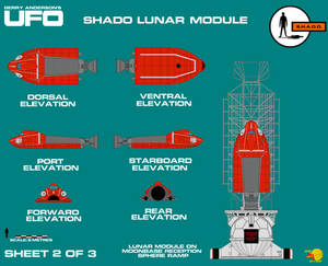 Gerry Andersons UFO SHADO Lunar Carrier Sheet 2 of