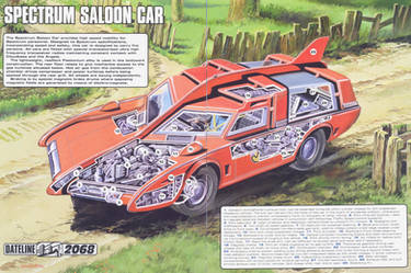 Captain Scarlet Spectrum Patrol Car