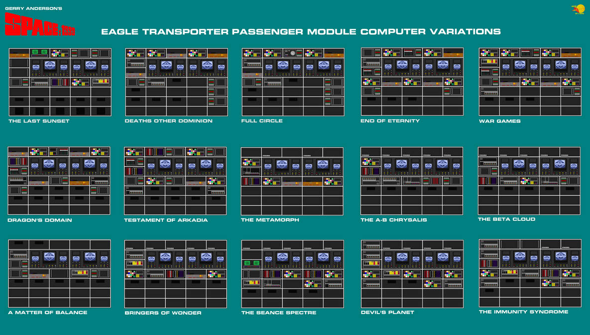 Eagle Transport Command Module Space 1999 Eagle Transporter Computers by ArthurTwosheds on DeviantArt
