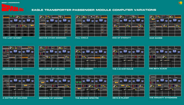 Space 1999 Eagle Transporter Computers Sheet 1