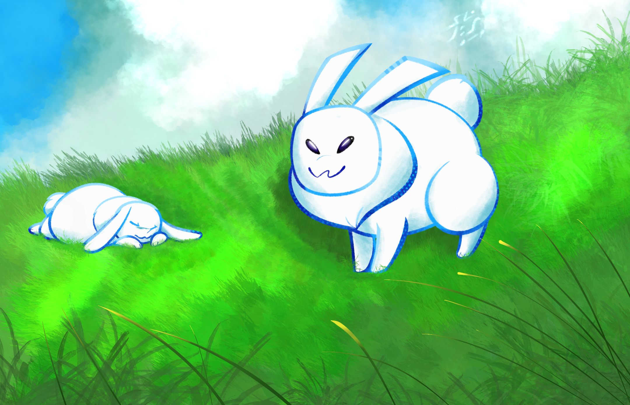 Gubby Rabbit Draw Gubby fields by AELA2025 on DeviantArt