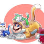 Kittens and mario