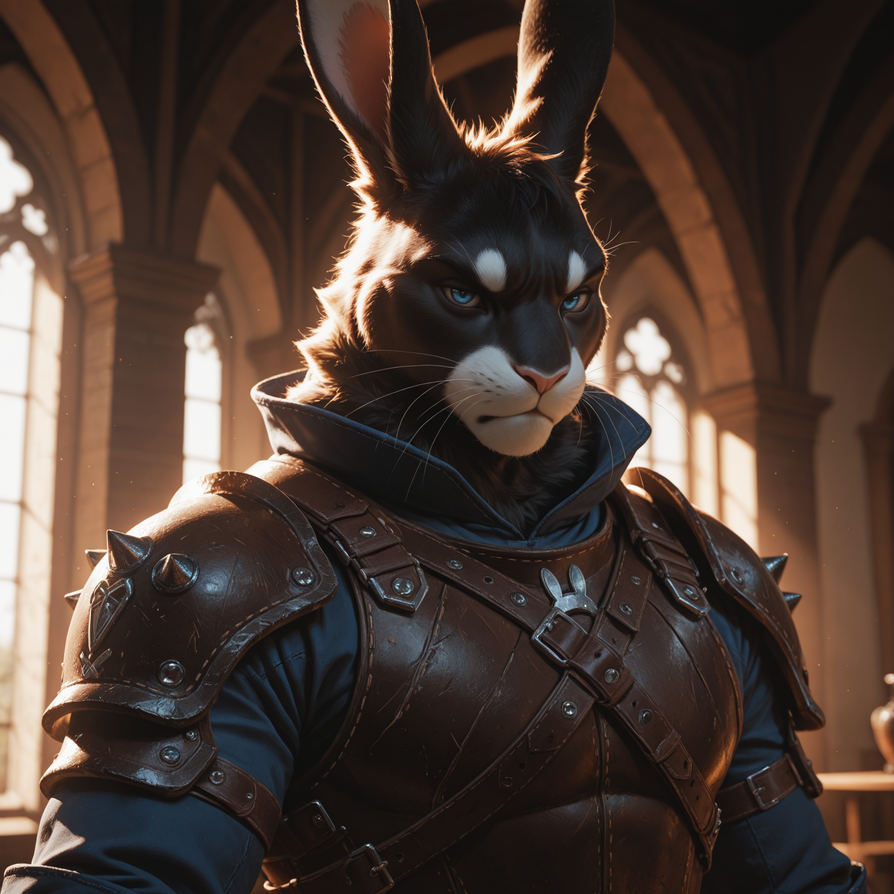 Rabbit Beast-kin Adventurer by AnvilAI on DeviantArt