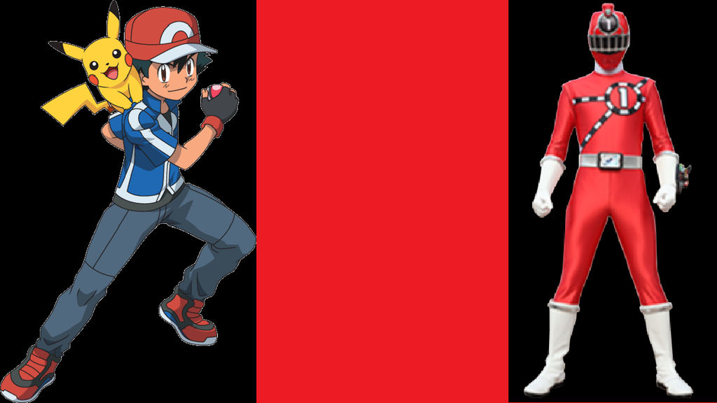 Ash Ketchum as Red Train Ranger by RedFalconRanger on DeviantArt