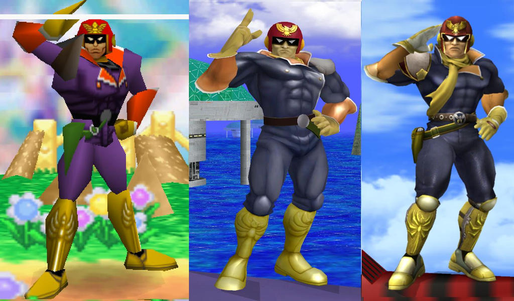 Captain Falcon in Super Smash Bros. by RedFalconRanger on DeviantArt