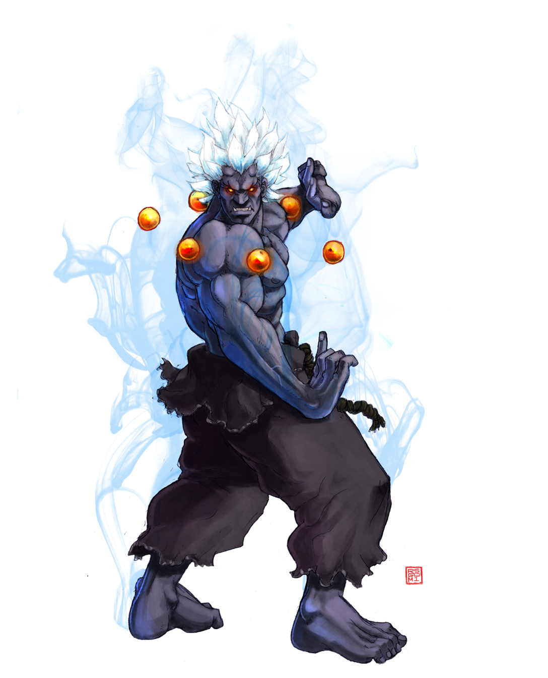 Akuma (Gouki in Japan) Art - Street Fighter IV Art Gallery