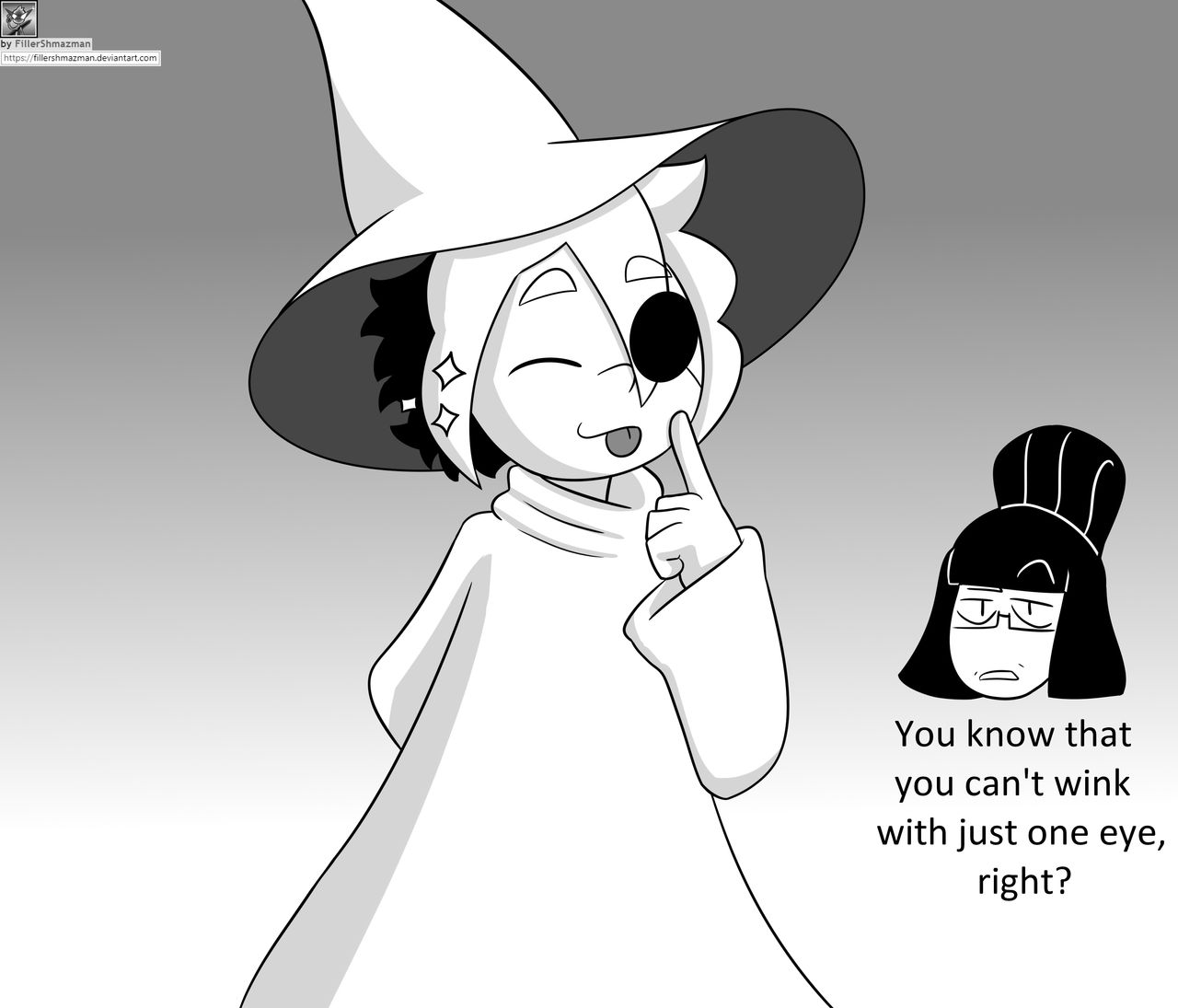 Siffrin winking by FillerShmazman on DeviantArt